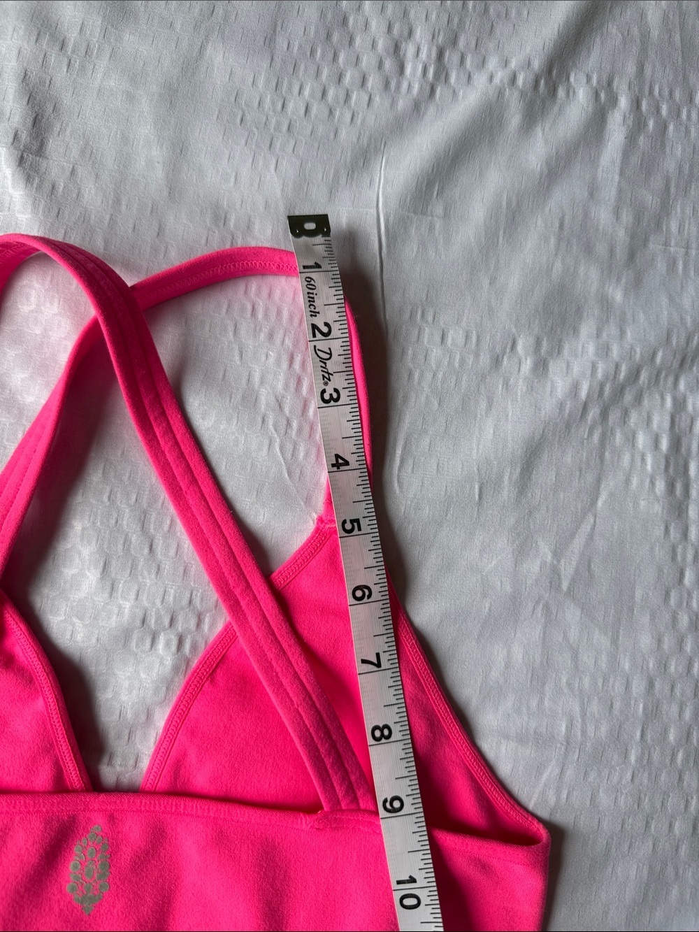 FREE PEOPLE MOVEMENT GOOD KARMA CROP TOP - TROPICAL PINK ✨ - Picture 7 of 8